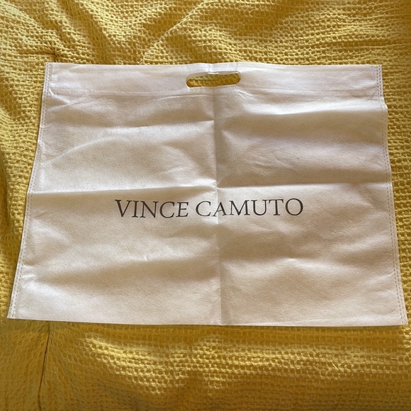 Vince Camuto Black Leather Tote - Picture 3 of 5